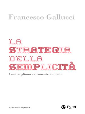 cover image of La strategia della semplicita